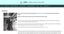 Desktop Screenshot of lks.kyudo.org.uk