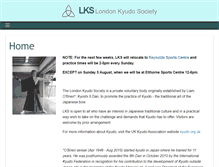 Tablet Screenshot of lks.kyudo.org.uk