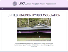 Tablet Screenshot of kyudo.org.uk