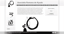 Desktop Screenshot of kyudo.org.ro