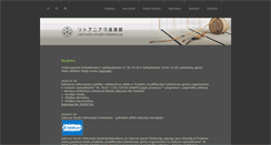 Desktop Screenshot of kyudo.lt